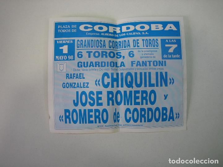 Carteles feria: 1. Programa plaza de toros de C&oacute;rdoba - Foto 2