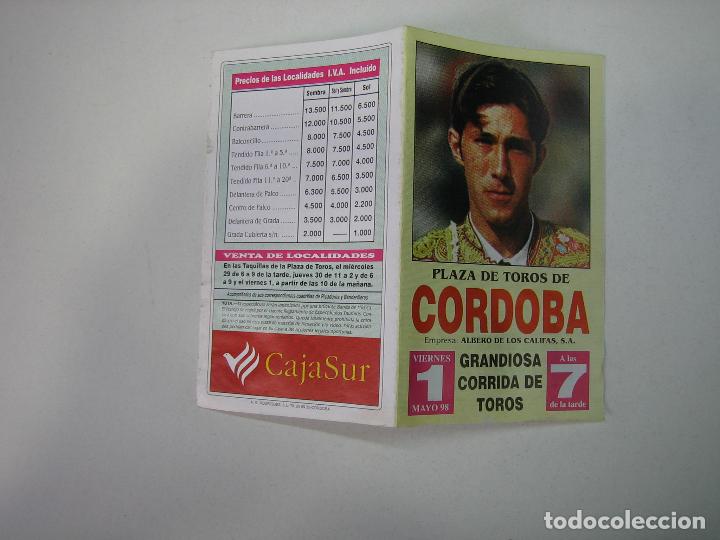 Carteles feria: 1. Programa plaza de toros de C&oacute;rdoba - Foto 1
