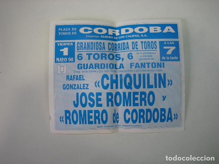 Carteles feria: 1. Programa plaza de toros de C&oacute;rdoba - Foto 2