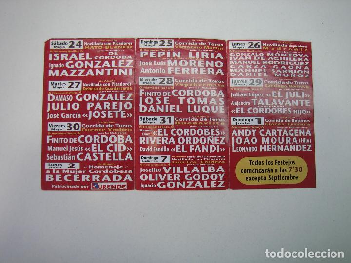 Carteles feria: 1. Programa plaza de toros de C&oacute;rdoba - Foto 2