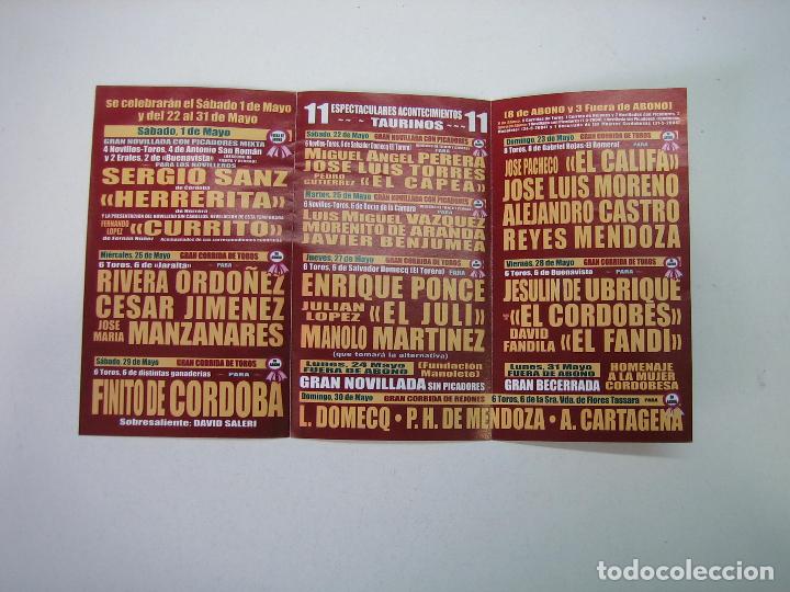 Carteles feria: 1. Programa plaza de toros de C&oacute;rdoba - Foto 2