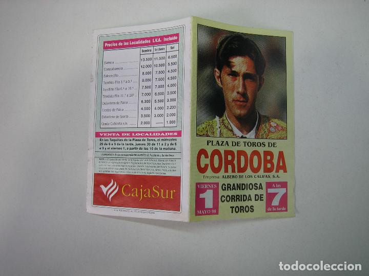 Carteles feria: 1. Programa plaza de toros de C&oacute;rdoba - Foto 1