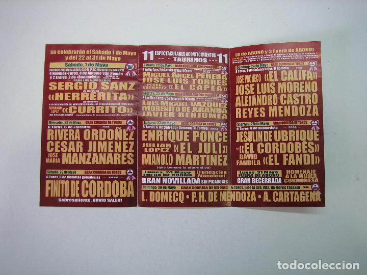 Carteles feria: 1. Programa plaza de toros de C&oacute;rdoba - Foto 2