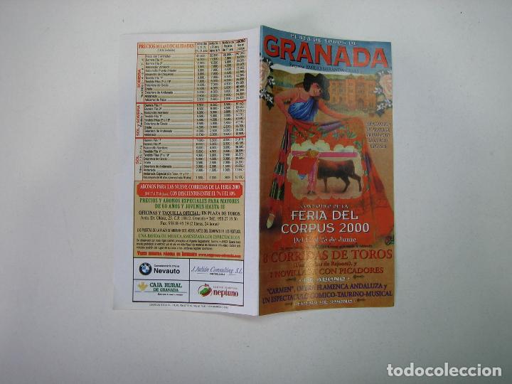 Carteles feria: 1. Programa plaza de toros de Granada - Foto 1