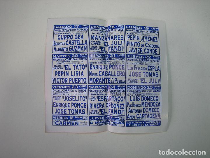 Carteles feria: 1. Programa plaza de toros de Granada - Foto 2