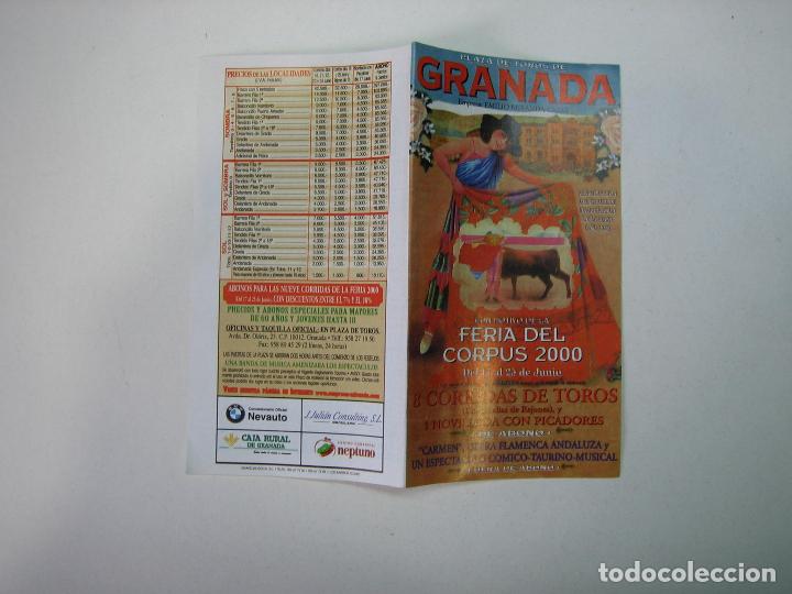 Carteles feria: 1. Programa plaza de toros de Granada - Foto 1