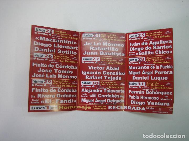 Carteles feria: 1. Programa plaza de toros de C&oacute;rdoba - Foto 2