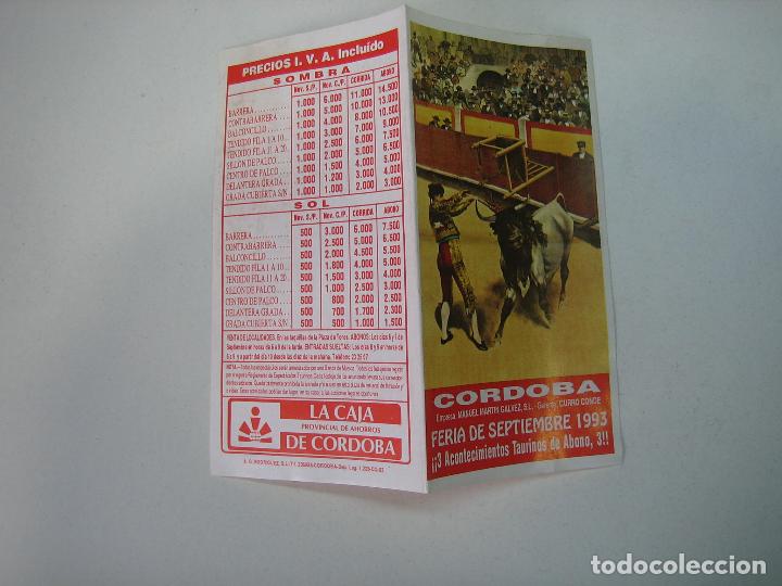 Carteles feria: 1. Programa plaza de toros de C&oacute;rdoba - Foto 1