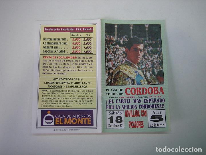 Carteles feria: 1. Programa plaza de toros de C&oacute;rdoba - Foto 1