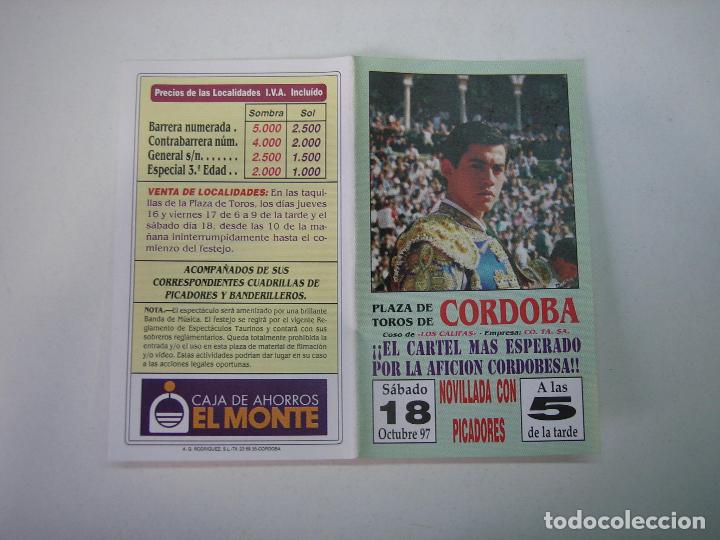 Carteles feria: 1. Programa plaza de toros de C&oacute;rdoba - Foto 1