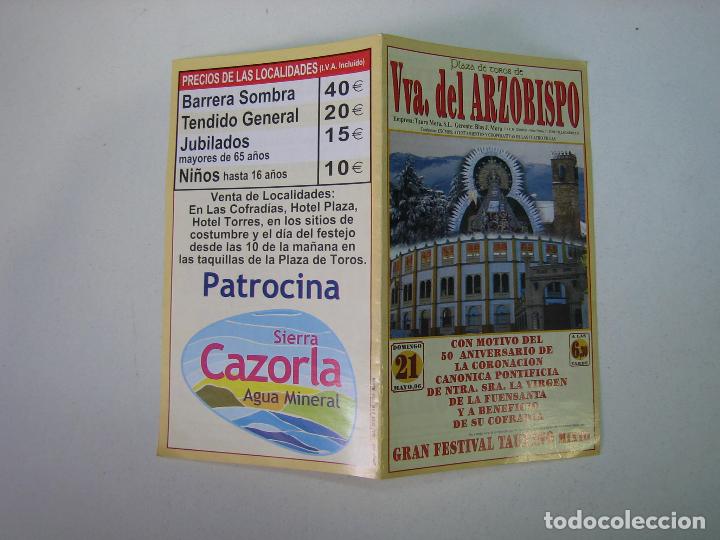 Carteles feria: 1. Programa plaza de toros de UVA del Arzobispo - Foto 1