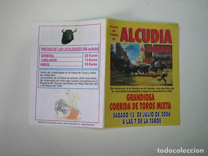 Carteles feria: 1. Programa plaza de toros de Alcudia - Foto 1
