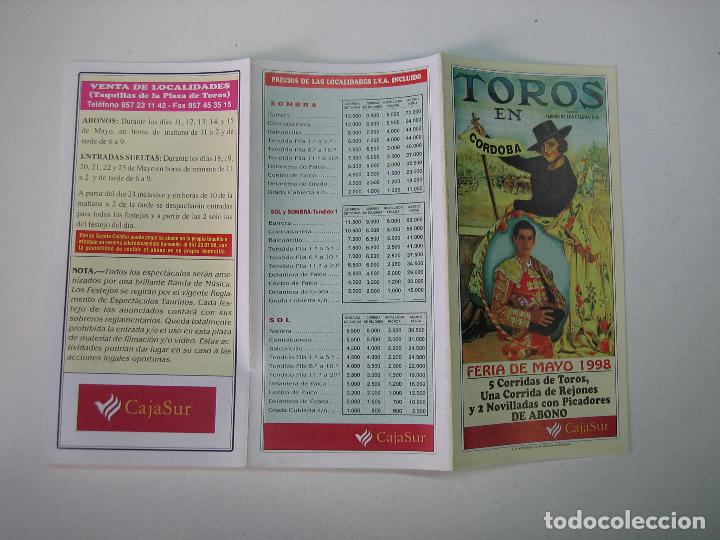 Carteles feria: 1. Programa plaza de toros de C&oacute;rdoba - Foto 1