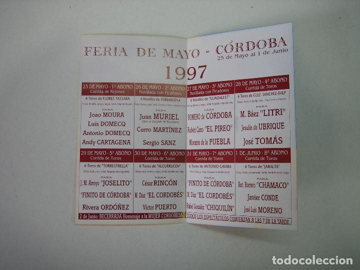 Carteles feria: 1. Programa plaza de toros de C&oacute;rdoba - Foto 2
