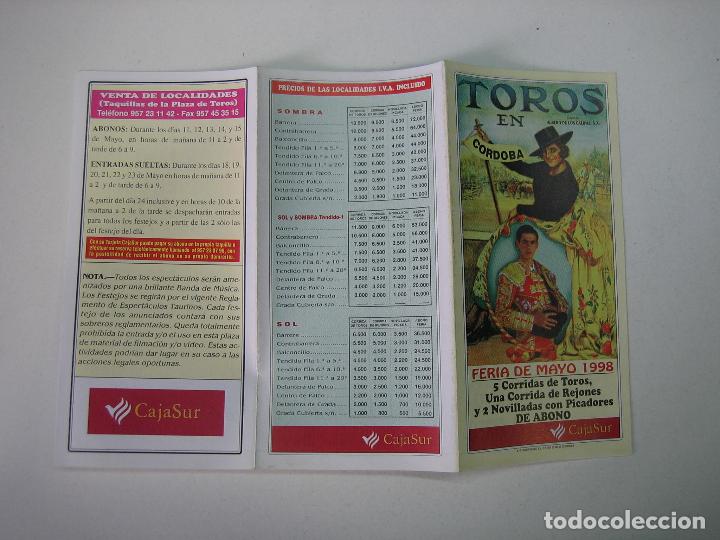 Carteles feria: 1. Programa plaza de toros de C&oacute;rdoba - Foto 1
