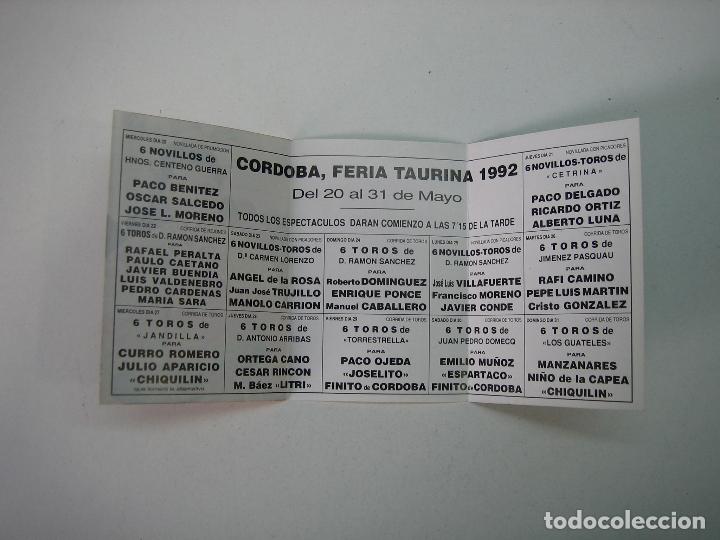 Carteles feria: 1. Programa plaza de toros de C&oacute;rdoba - Foto 2