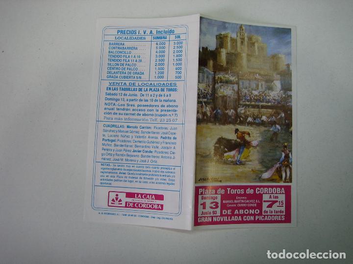 Carteles feria: 1. Programa plaza de toros de C&oacute;rdoba - Foto 1
