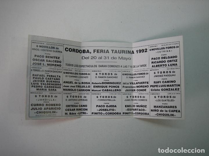 Carteles feria: 1. Programa plaza de toros de C&oacute;rdoba - Foto 2
