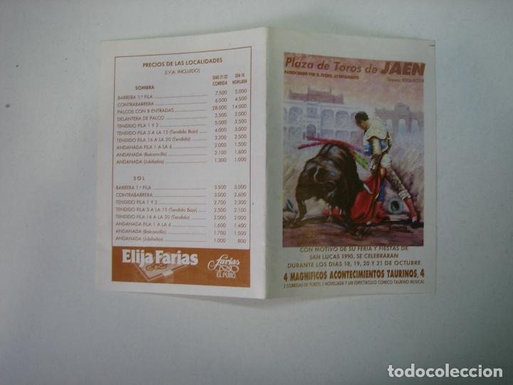 Carteles feria: 1. Programa plaza de toros de Jaen - Foto 1