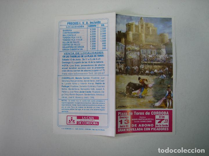 Carteles feria: 1. Programa plaza de toros de C&oacute;rdoba - Foto 1