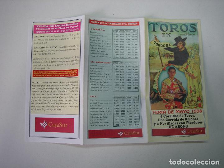 Carteles feria: 1. Programa plaza de toros de C&oacute;rdoba - Foto 1