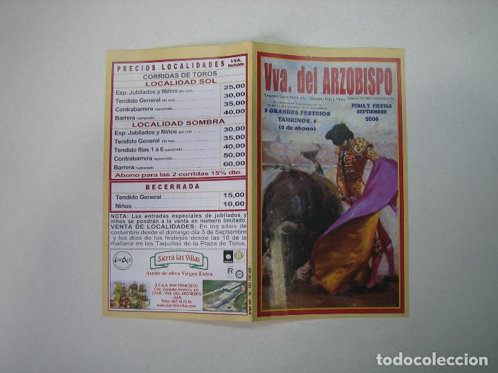 Carteles feria: 1. Programa plaza de toros de UVA de Alzobispo - Foto 1