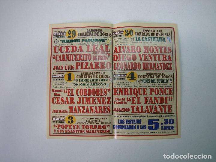 Carteles feria: 1. Programa plaza de toros de Ubeda - Foto 2