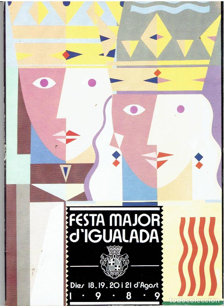 Carteles feria: PROGRAMA, FESTA MAJOR DE D`IGUALADA 1982 - Foto 1
