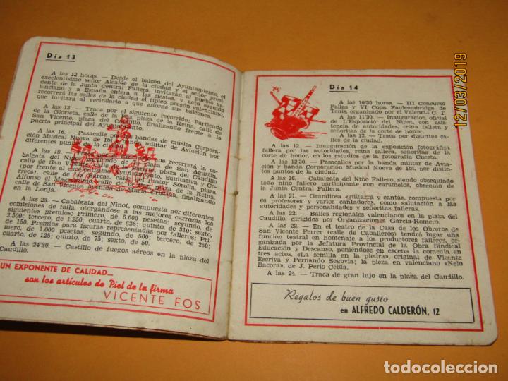 Carteles feria: Antiguo Librito VALENCIA Y SUS FALLAS del A&ntilde;o 1944 Programa de Festejos - Foto 2