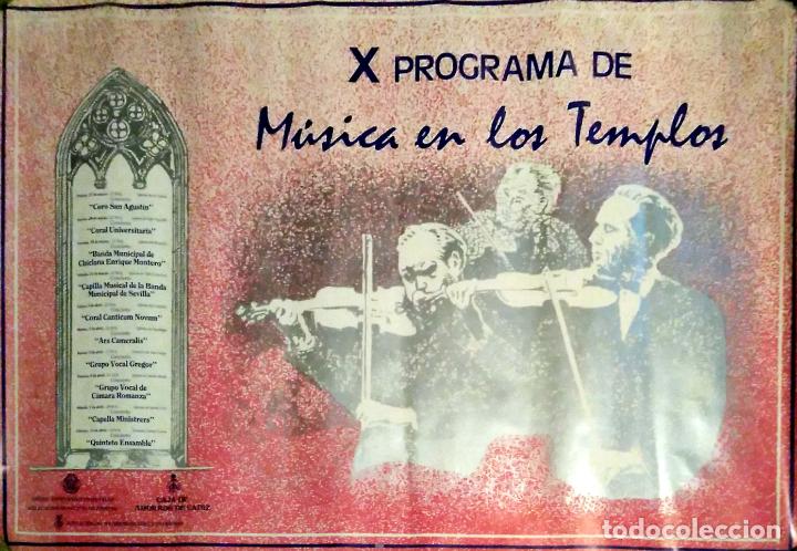 Carteles feria: CARTEL. X PROGRAMA DE MUSICA EN LOS TEMPLOS. LEER. - Foto 1
