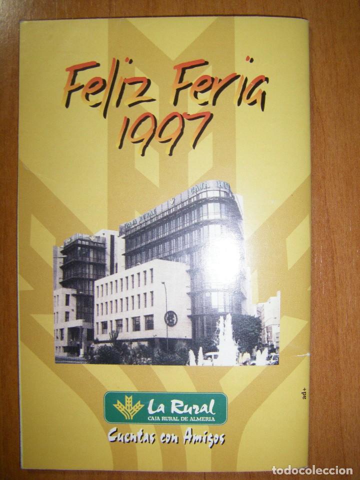 Carteles feria: Programa de la Feria Taurina Almeria 1997 - Foto 11