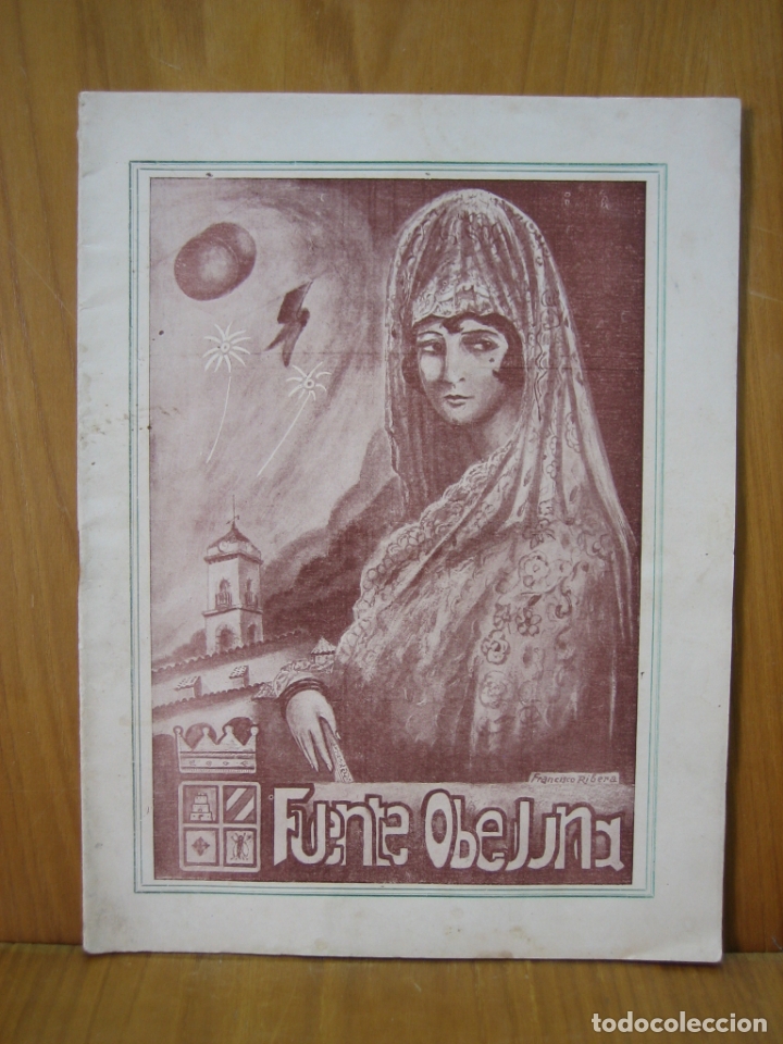 Carteles feria: Antiguo programa de feria de Fuente Obejuna 1952 - Foto 1