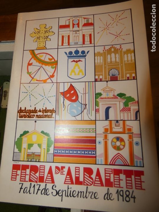 Carteles feria: Programa de la Feria de Albacete a&ntilde;o 1984 - Foto 1