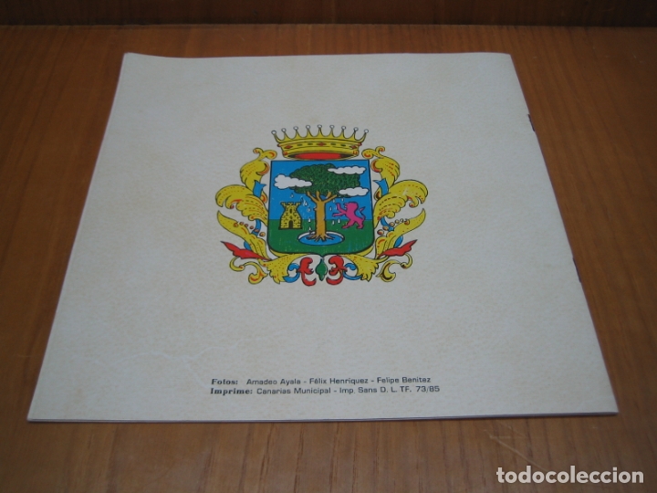 Carteles feria: Programa Bajada de nuestra Se&ntilde;ora de los Reyes 1985. Islas Canarias - Foto 2