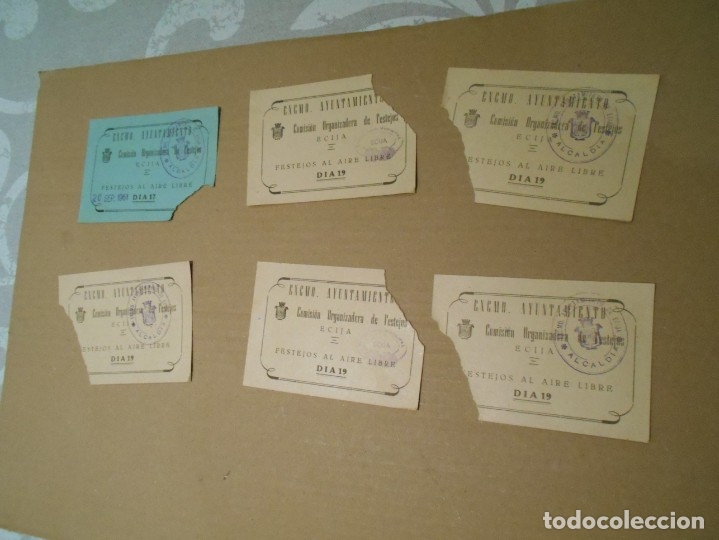 Carteles feria: comision de festejos  de ecija 1961 - Foto 1
