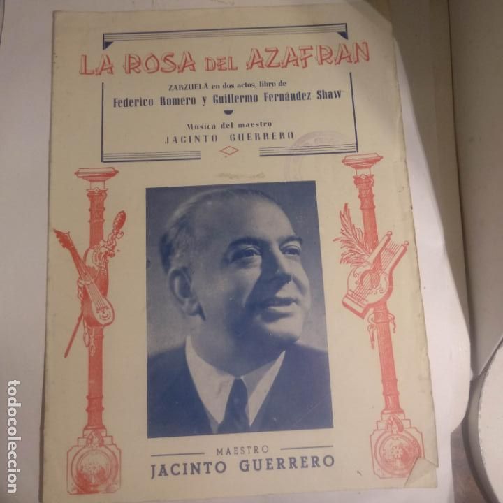 Carteles feria: PROGRAMA LA ROSA DEL AZAFR&Aacute;N JACINTO GUERRERO - Foto 1