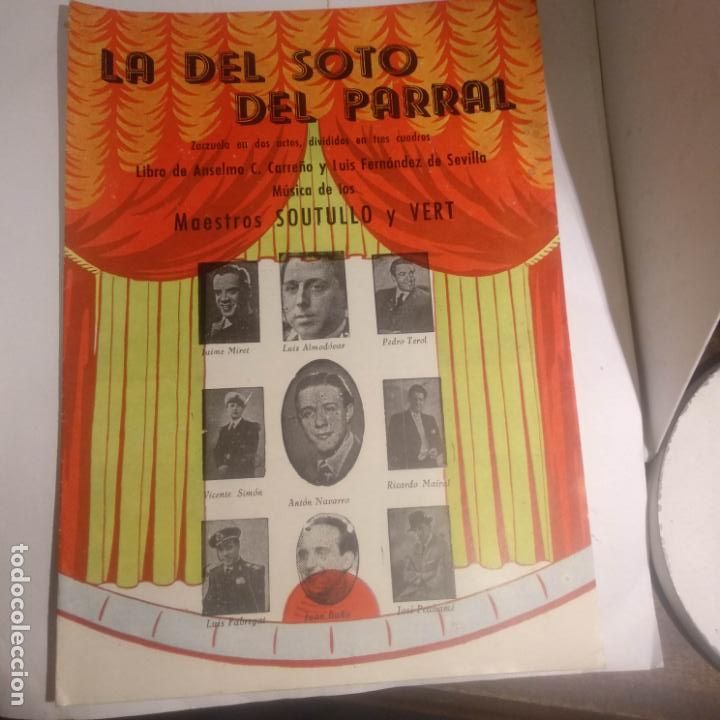 Carteles feria: Programa de la zarzuela La del Soto del Parral - Foto 1