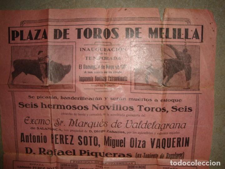 Carteles feria: MELILLA  PLAZA DE TOROS - Foto 2