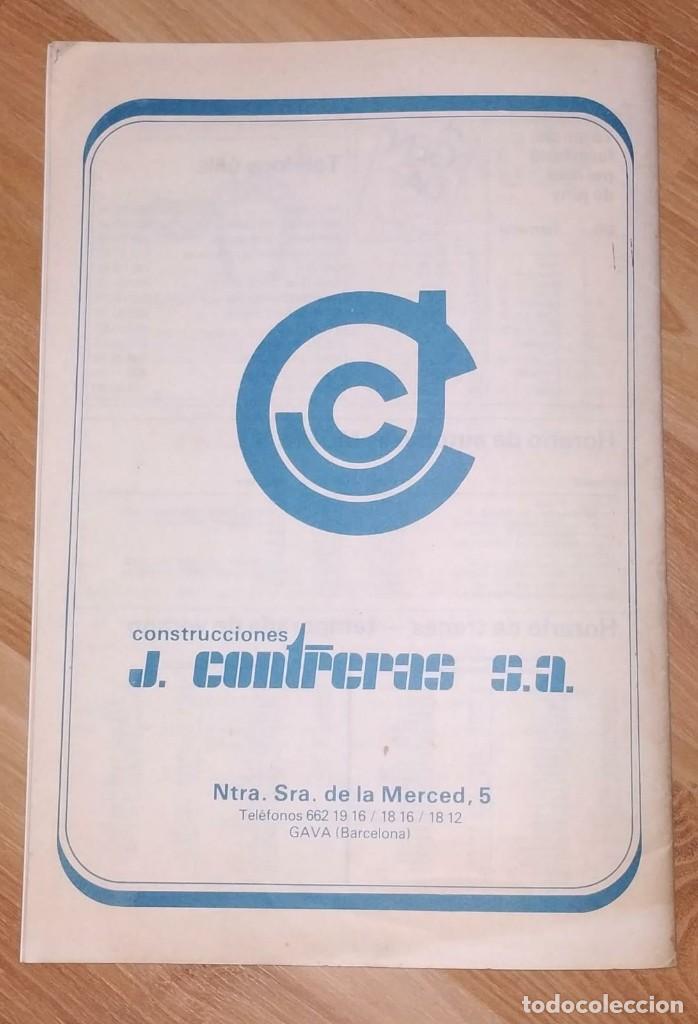 Carteles feria: PROGRAMA FESTES DESTIU DE SANT PERE. GAV&Agrave; 1982 - Foto 3