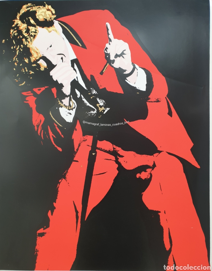 Carteles feria: CANTANTE DE ROJO - Foto 1