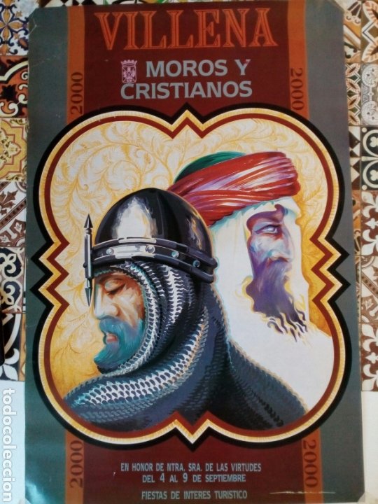 Carteles Feria: Cartel de Fiestas de Moros y Cristianos Villena año 2000 - Foto 1 - 204607302