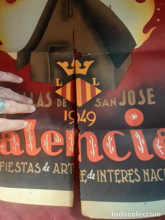 Carteles feria: Fallas de Valencia. Cartel de 1949 - Foto 2