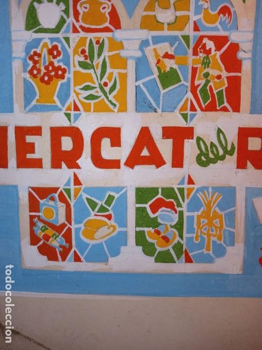 Carteles feria: MERCAT DEL RAM - VIC 1982 . - Foto 5