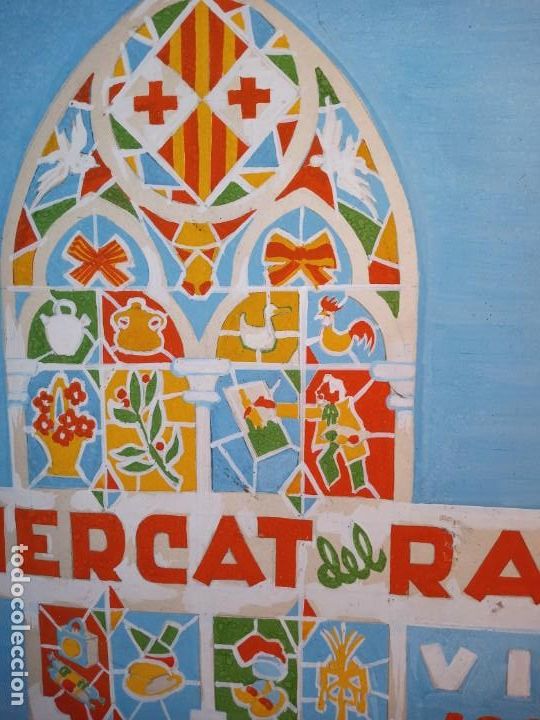 Carteles feria: MERCAT DEL RAM - VIC 1982 . - Foto 6