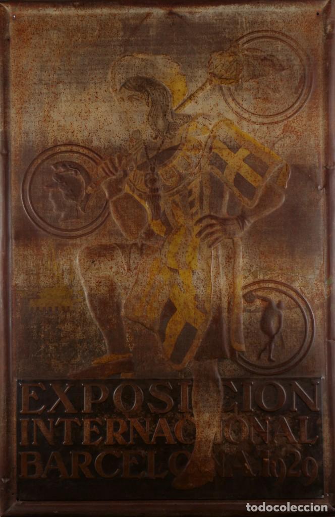 Cartazes Feira: Hojalata exposici&oacute;n internacional barcelona, 1929. 116cmx77cm.