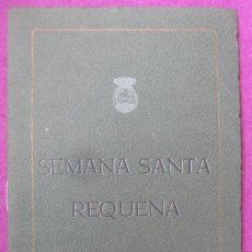 Carteles Feria: LIBRO LIBRITO PROGRAMA OFICIAL SEMANA SANTA REQUENA 1955 LV39
