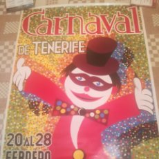 Carteles Feria: ANTIGUO CARTEL POSTER ORIGINAL CARNAVAL SANTA CRUZ DE TENERIFE 1982. GRAN FORMATO 60 X 84.. Lote 267284019