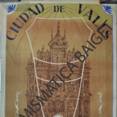Carteles Feria: VALLS 1941 (TARRAGONA) - CARTELL PUBLICITARI FESTES DECENNALS MARE DE DÉU DE LA CANDELA - LOTE. 0017