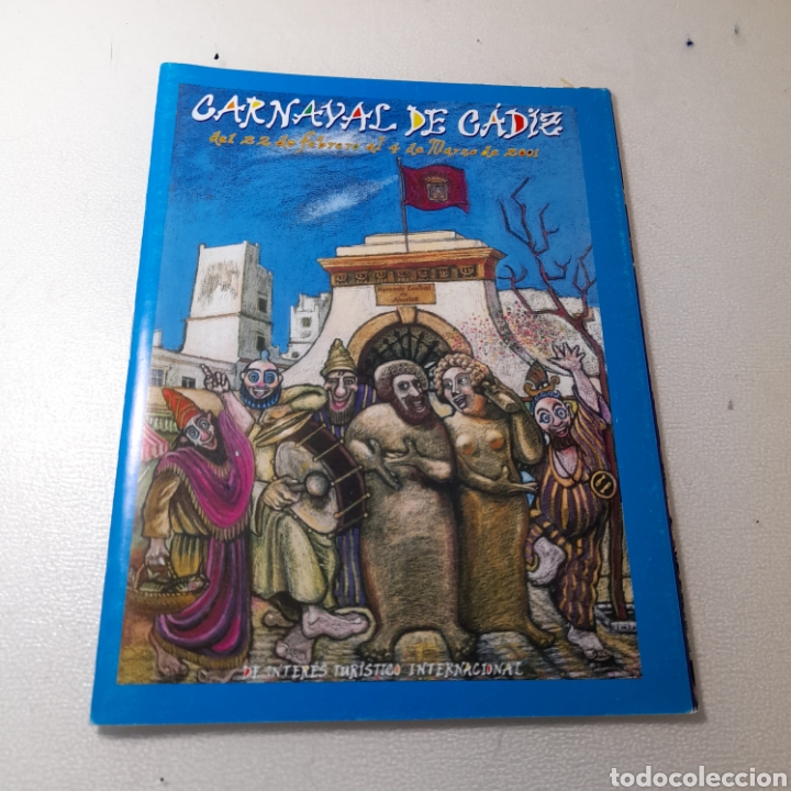Carteles feria: PROGRAMA OFICIAL CARNAVAL DE C&Aacute;DIZ 2001. - Foto 1