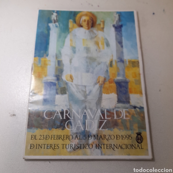 Carteles feria: PROGRAMA OFICIAL CARNAVAL DE C&Aacute;DIZ 1995. - Foto 1